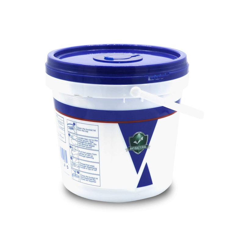 SIPA Hand Sanitizing Wipes 500 WIPES/BUCKET will Refills (2 BUCKETS