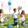 ROHSCE Automatic Bubble Machine with LED Lights & Music, Tall
