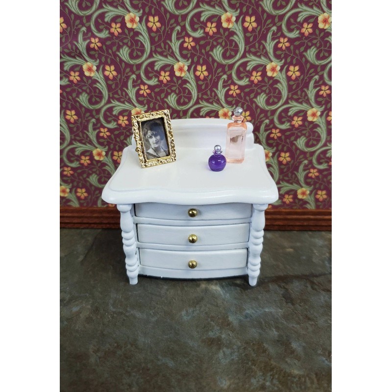 Town Square Miniatures Dollhouse Miniature Night Stand Side Table 3