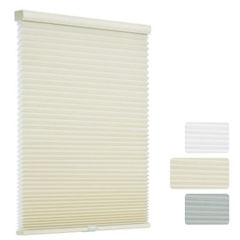 Changshade Light Filtering Cellular Shades,Cordless Honeycomb Blinds for Indoor Room,1.5 Inch Single Cell Cellular Window Blinds,Easy to Install for Bedroom and Office,27" W×72" H