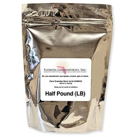 Boric Acid Granular Powder Half Lb.(Half Pound) Create Your own Solution
