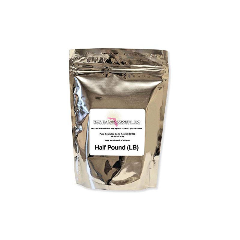 Boric Acid Granular Powder Half Lb.(Half Pound) Create Your own