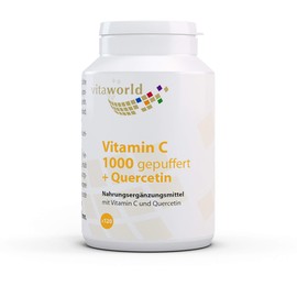 Vitaworld Vitamin C 1000 Buffered + Quercetin Tablets, Pack of 120 Tablets