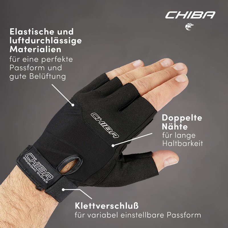 Chiba Power Training Glove - Black, Small