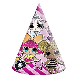 Procos - L.O.L. Surprise Glam Paper Pack of 6 LOL 18673 Pink