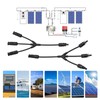 Y Branch Solar Connectors Parallel Cable Adapter 3-Way Solar Cable