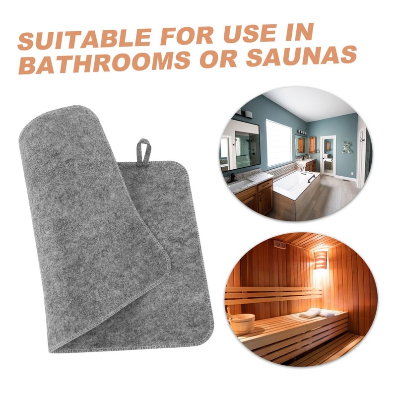 Baluue Felt Sauna Cushion Mat Heat Insulation and Water Absorption
