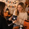 QINJIEJIE Knitted Bat Halloween Decorations Boo Basket Gifts