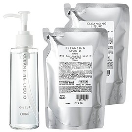 Orbis Cleansing Liquid, 1 Bottle + 2 Refill Set, Total 15.2 fl oz (450 ml)