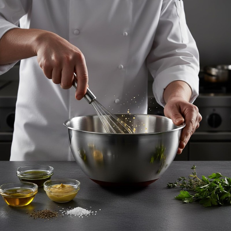 Mrs. Anderson’s Baking French Whisk, Stainless Steel, 9.5-inches