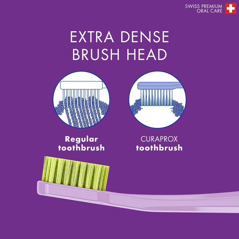 Curaprox CS 1560 Soft Toothbrush – Firmer Brushing Experience |