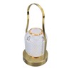 Cordless Rechargeable Lantern LED Table Lamp 3600mAh Battery Operated Stepless