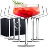 Chouggo Martini Glasses Set of 6, 8Oz Coupe Cocktail Glasses,
