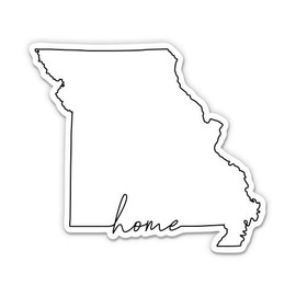 Squiddy Missouri Home - Vinyl Sticker for Car, Laptop, Notebook (5" Tall)