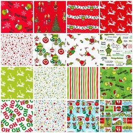 Dr. Seuss How The Grinch Stole Christmas 2021 16 Fat Quarters 2 Panels Robert Kaufman FQ-1888-18