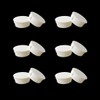ZYYC 25mm/1'' White Plastic Hole Plugs for Hardware, Cabinet, Screw