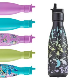 Chilly's Kids Original Bottles - 90% Stainless Steel - BPA-Free, Double Walled Vacuum Insulated Bottle - For Cold and Hot Drinks - 350ml - Splatter
