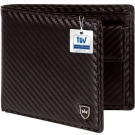 Kronenschein® Premium Men’s Wallet Made of Nappa Leather, RFID Protection, carbon