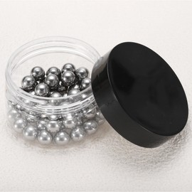 sourcing map 50pcs Chrome Steel Bearing Balls 10mm Precision Balls, Mini Solid Bearing Balls, G100