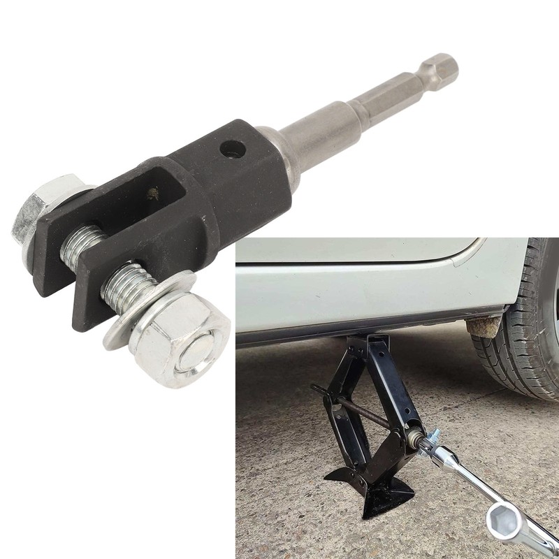 1/2 Inch Scissor Jack Adapter Firm Connection Rugged Reliable Stable