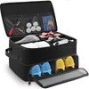 Golf Trunk Organizer for Shoes and Accessories – Waterproof 2-Layer