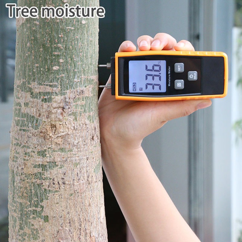 Wood Moisture Meter High Accuracy Easy to Read Portable Digital