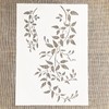 Reusable Tree Vine Leaf Stencil for Painting – A4 Ivy