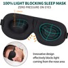 Mumoo Bear Sleep Mask for Side Sleeper 3 Pack, Blackout