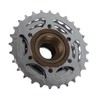 7 Speed Freewheel 13‑28T Bike Threaded Flywheel Silver Steel Bike