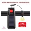 Importeek Lampara Led Bicicleta Recargable Usb Solar Delantera Timbre