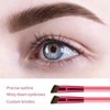 2 Brochas Multifunción para Cejas, Brocha Cuadrada En Ángulo para