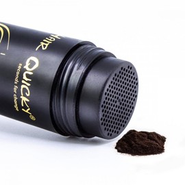 Hair Quicky® Premium Hair Fibres, Pouring Hair, Scattered Hair, Instant Effect on Secret Corners, Partial Bald, Hair Loss and Light Hair, for Men and Women, Natural Keratin, 12 g, Dark Brown