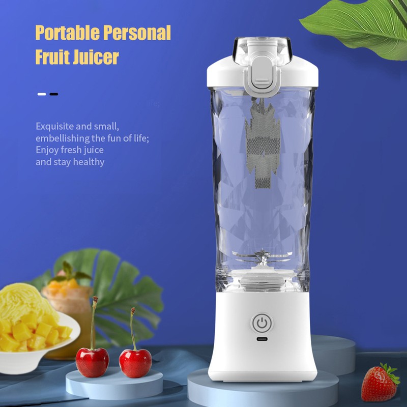 Portable Personal Blender for Shakes and Smoothies 600ml Fruit Juicer