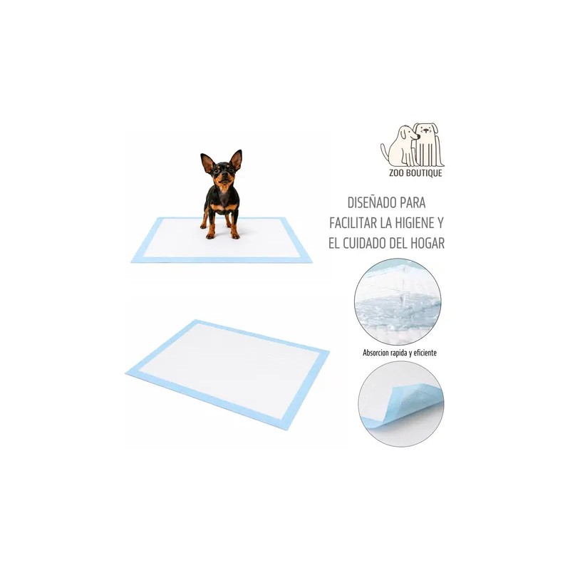 Paños Absorbentes Pañales Tapete Perro Entrenadores 100 Pz