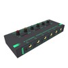 Dpaaoyer 1 Piece 6 Channels Stereo Headphone Amplifier Mini Portable