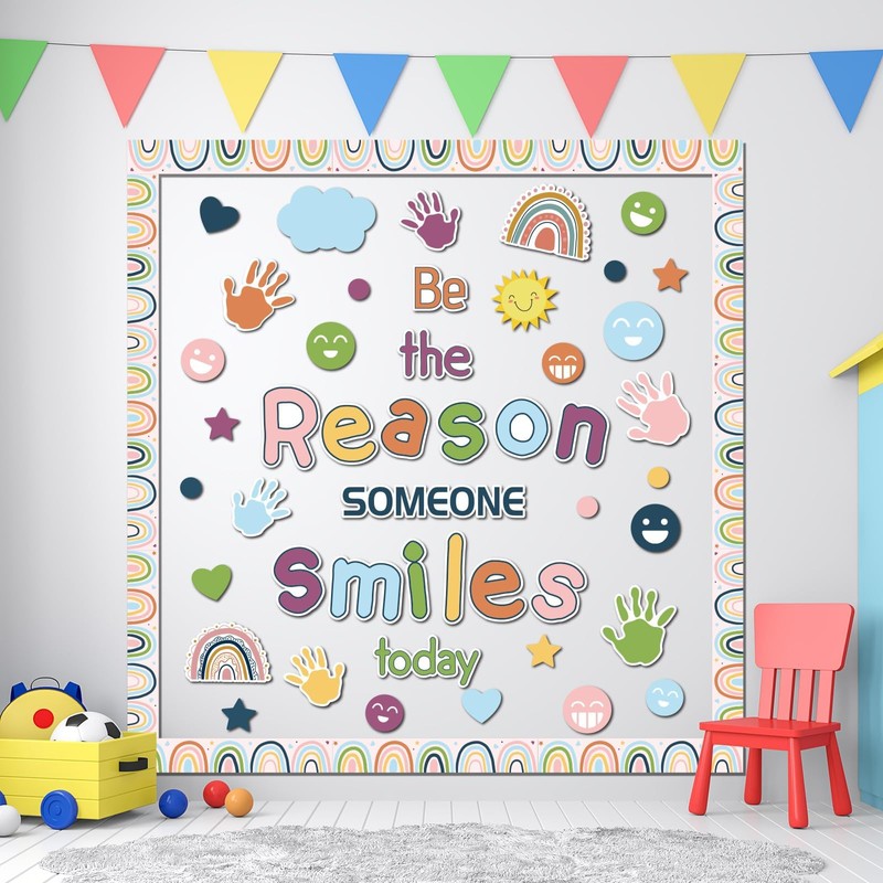 Boho Bulletin Board Set Welcome Back to School Classroom Decoration