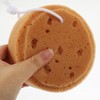 Esponja de Ducha Doble Cara Café – Pack 4 unidades