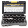 Yuiturt 14-Piece Nut Remover Set - Screw Extractor Set with