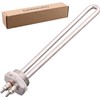 DERNORD Heating Element 12 V 150 Watt 1 Inch DN25 BSP Flange Stainless Steel Heater for Wind Surbine Solar Heating