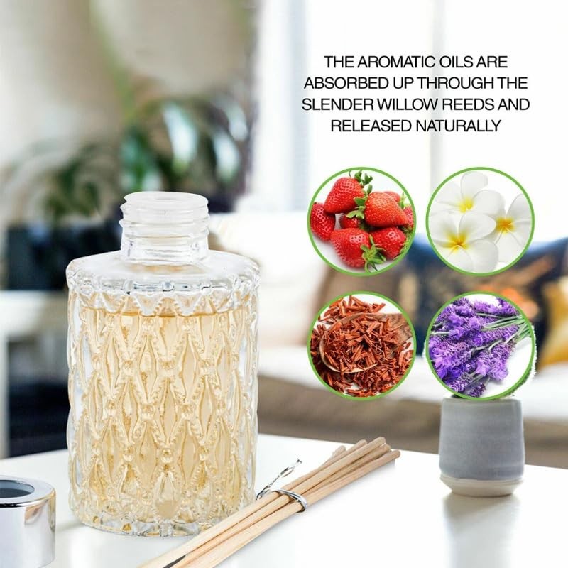 1/2/4PK Reed Diffusers Assorted Scents Gentle Aromatic Alluring 120ml (1)