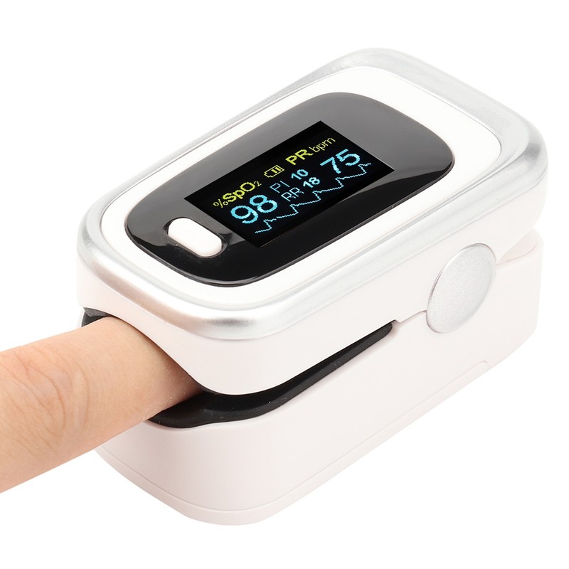 Finger Pulse Oximeter SPO2 PR PI RR Monitoring Blood Oxygen