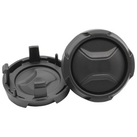 SAUTVS Tire Wheel Hub Caps for Can-Am X3 Turbo RR, New Black Wheel Caps Rim Cap Center Cap Covers for Can Am Maverick X3 MAX Turbo RR 2020-2021 Accessories (4PCS, Replace 705402528)