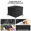 Jungda - Funda de mesa para exteriores, cuadrada de 28