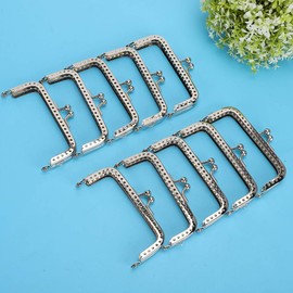 10Pcs Purse Bag Kiss Clasp Lock 8.5cm Purse Making Clasp Lock Coin Bag Frame Clasp Lock Clip for DIY Handbag Making Sewing Craft