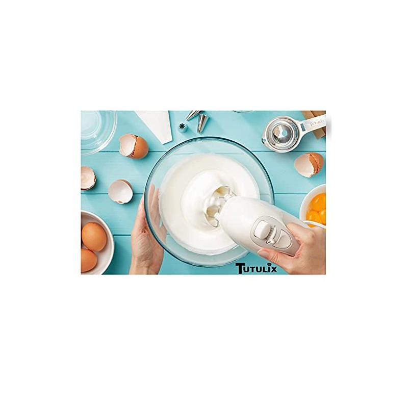 Separador de yema de huevo en acero inoxidable con mango