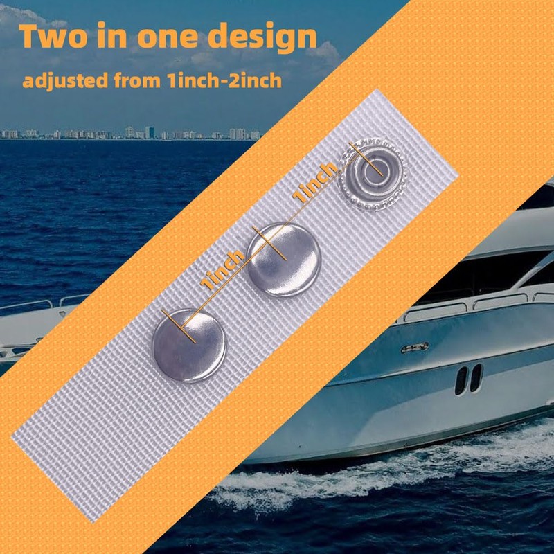 Boat Cover Snap Extender for Boat Canvas,Steel Snap Extender,Extension Sizes