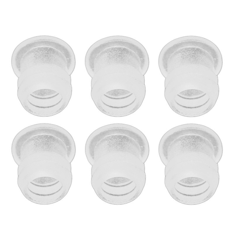 30pcs Earmold Locks Small Plastic Soft Transparent Earmold Tubing Locks