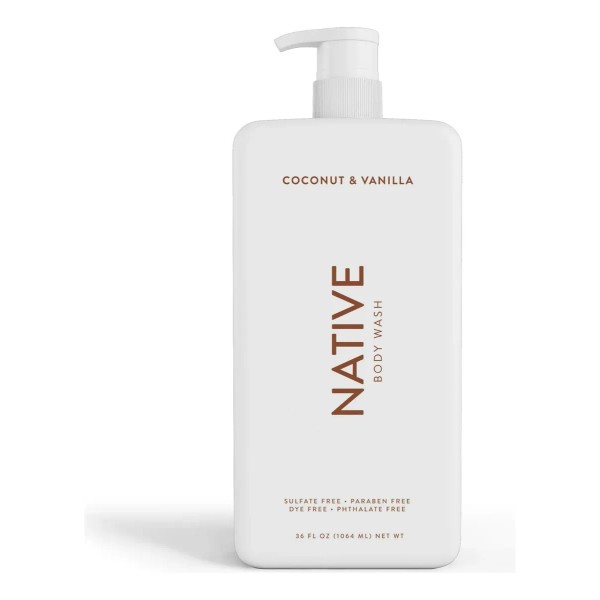Native Body Wash Coco Y Vainilla. 1064ml (36 Oz) Importado