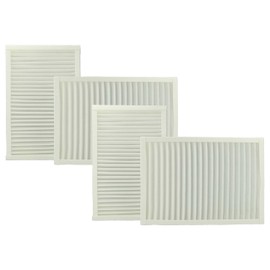 vhbw 4-Piece Filter Set Compatible with Viessmann Vitovent 200-C Ventilation Unit - Exhaust Filter (G4), Supply Air Filter (F7)