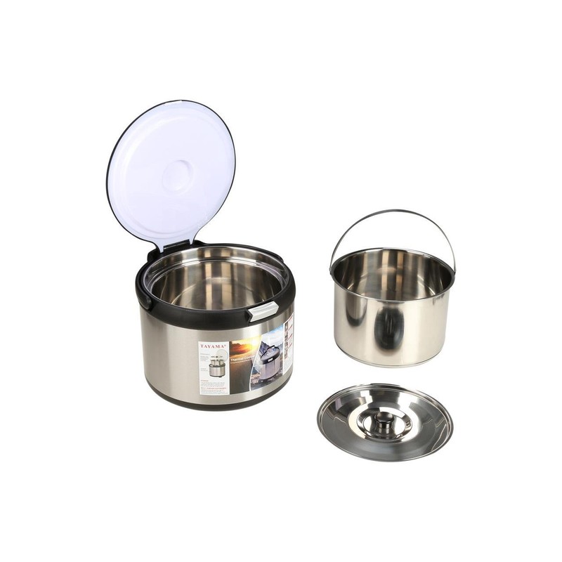 Tayama TXM-50CF Energy-Saving Thermal Cooker, 5 L, Black